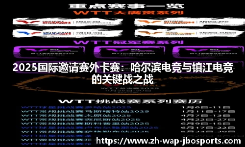 2025国际邀请赛外卡赛：哈尔滨电竞与镇江电竞的关键战之战
